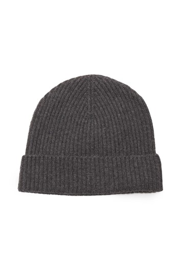 Ribbed Cashmere Beanie Hat from Johnstons of Elgin