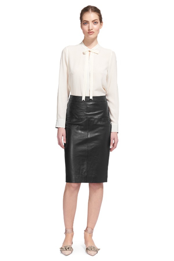 Kel Leather Pencil Skirt from Whistles