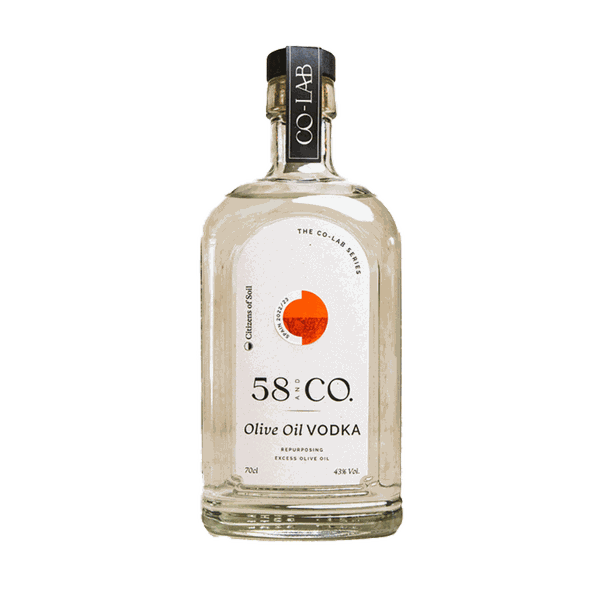 Olive Oil Vodka from 58 and CO x Citizens Of Soil