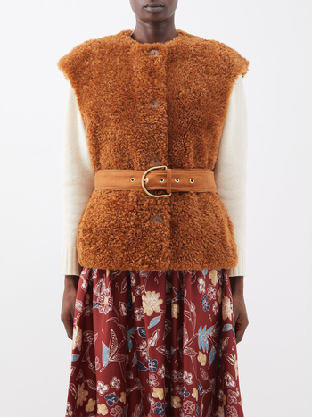 Selene Shearling Gilet from Ulla Johnson