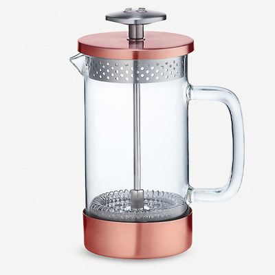 Three Cup Borosilicate Glass & Stainless Steel Coffee Press from Barista & Co