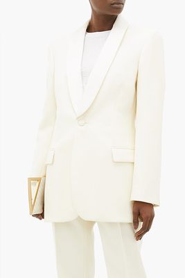 Single-Breasted Wool Suit Jacket from Wardrobe NYC