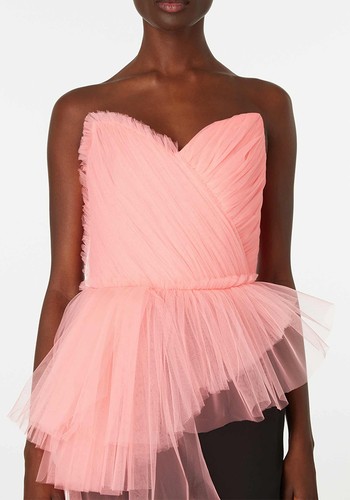 Draped Tulle Corset Style Top from Anouki