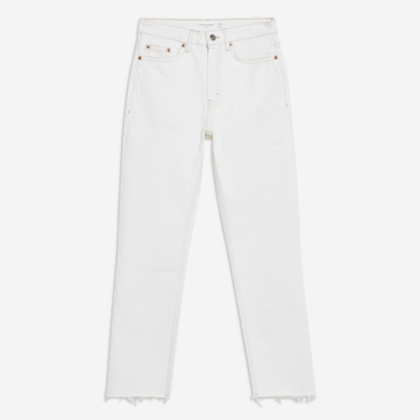 Off White Straight Jeans