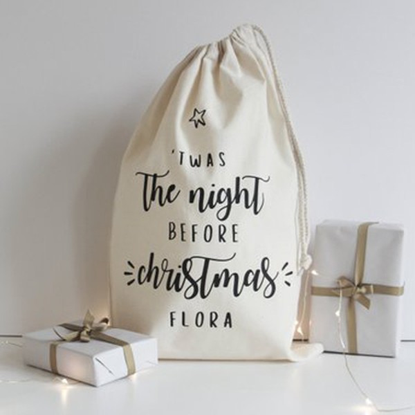 Personalised Santa Sack from Fira Studio