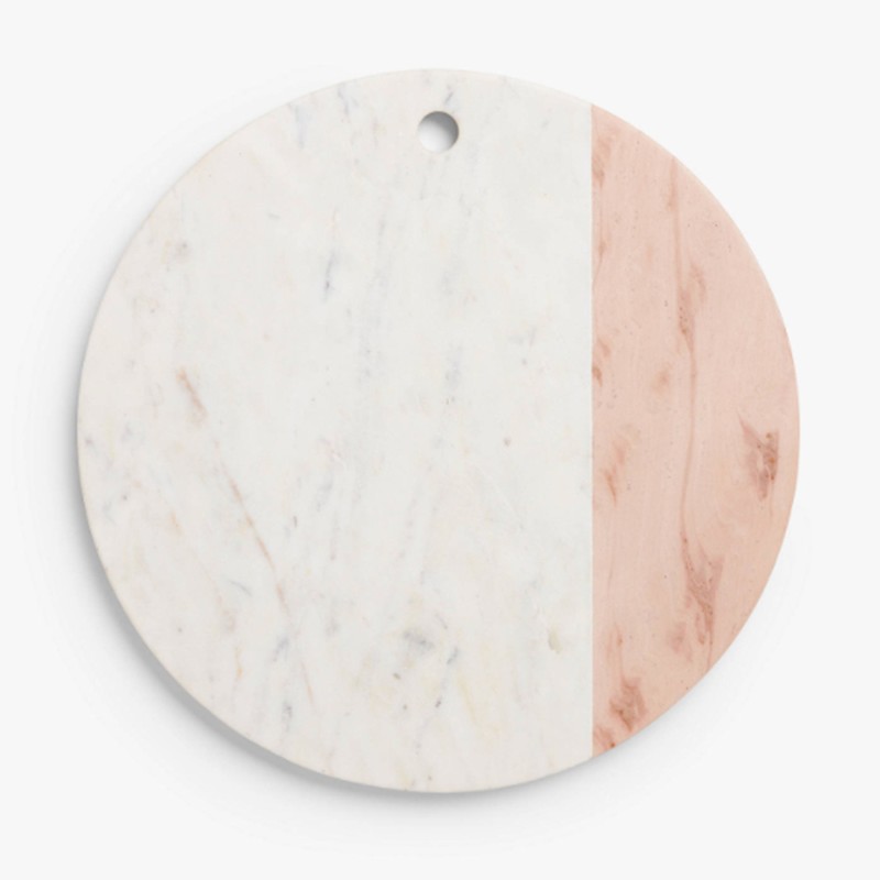 Round Marble Serving Platter from John Lewis & Partners