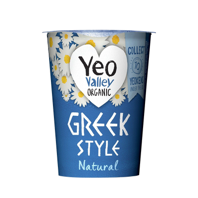 Organic Natural Greek Style Yoghurt from Yeo Valley