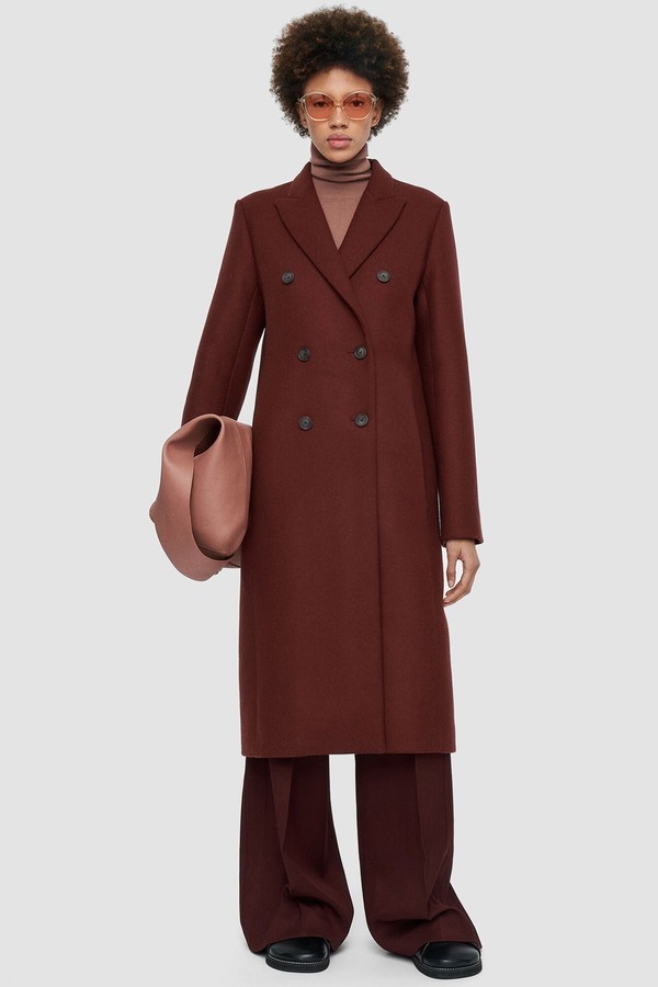 Diagonal Wool New Camia-Coat from Joseph