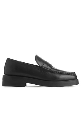 Leather Penny Loafers from Arket