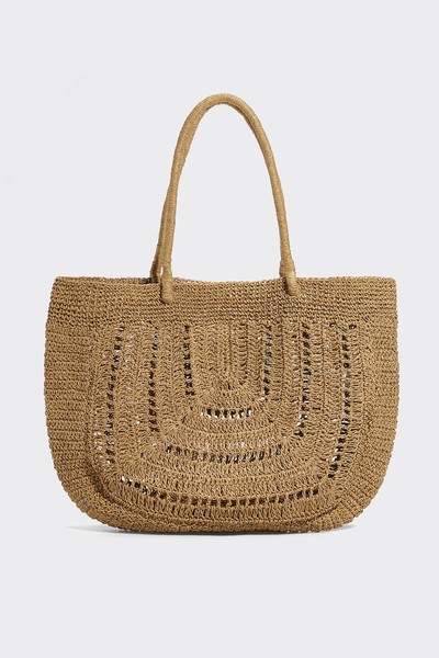 Border Print Shopper Bag from Oysho