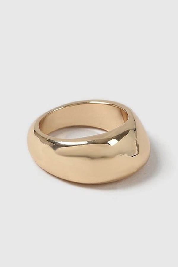 Organic Thick Band Ring