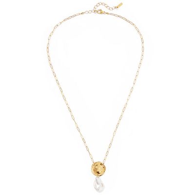 Gold-Plated Pearl Necklace from Chan Luu