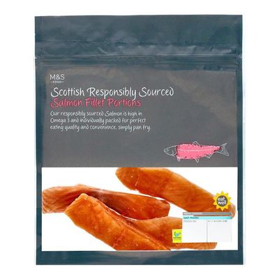 Scottish Salmon Fillets Frozen from M&S