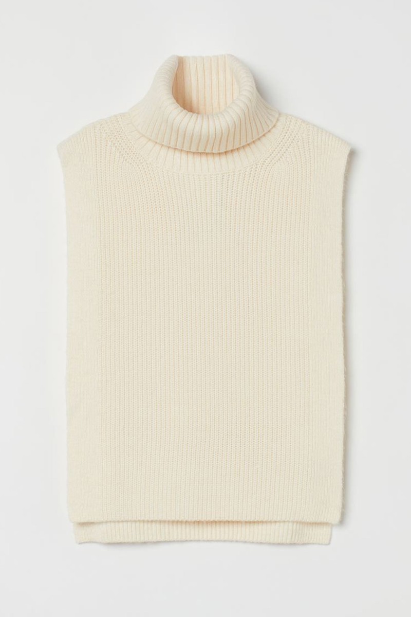 Knitted Polo-Neck Collar from H&M