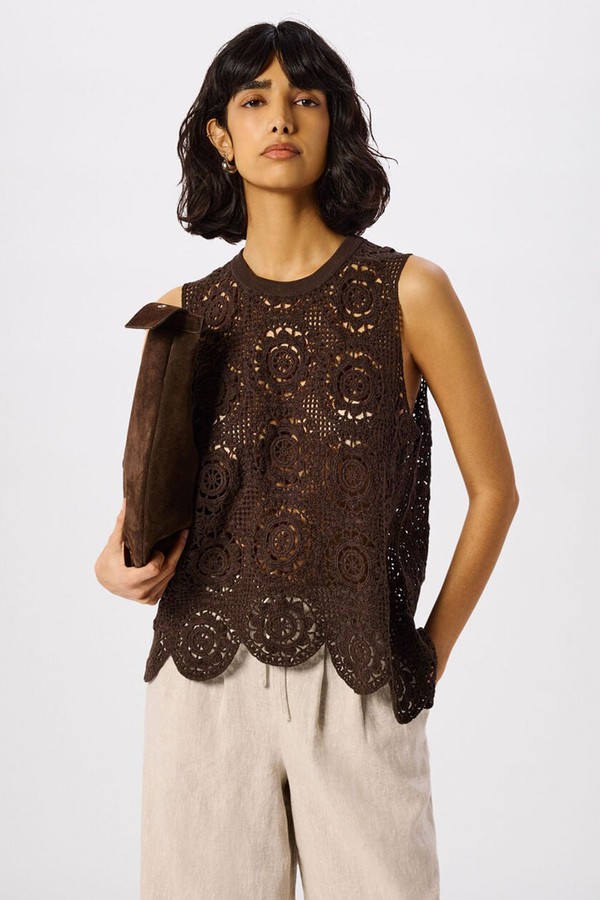 Circle Crochet Tank