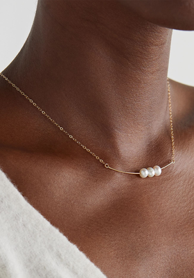 14-Karat Recycled-Gold Pearl Necklace from Melissa Joy Manning