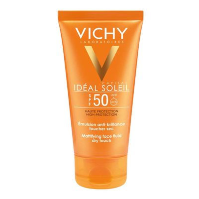 Ideal Soleil Mattifying Face Dry Touch Sun Cream SPF 50+, £12.37 (was £16.50) | Vichy
