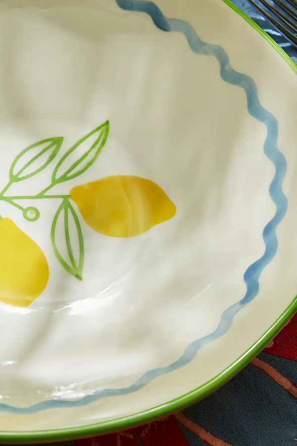 Ceramic Lemons Salad Bowl from Dunelm