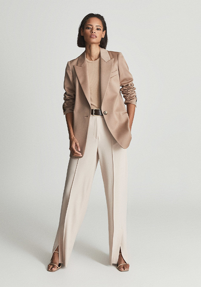 Tia Wide Leg Tailored Trousers