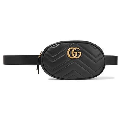 GG Marmont Quilted Leather Belt Bag from Gucci