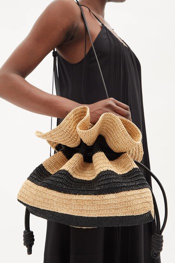 Flamenco Mini Raffia Clutch Bag, £1,350 | Loewe X Paula’s Ibiza