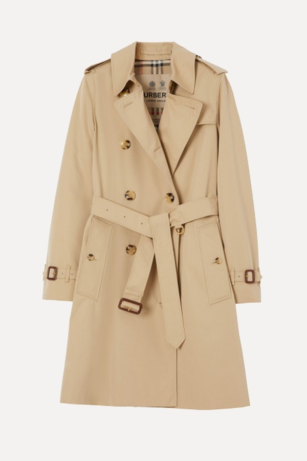 Mid-Length Kensington Heritage Trench Coat from Burberry