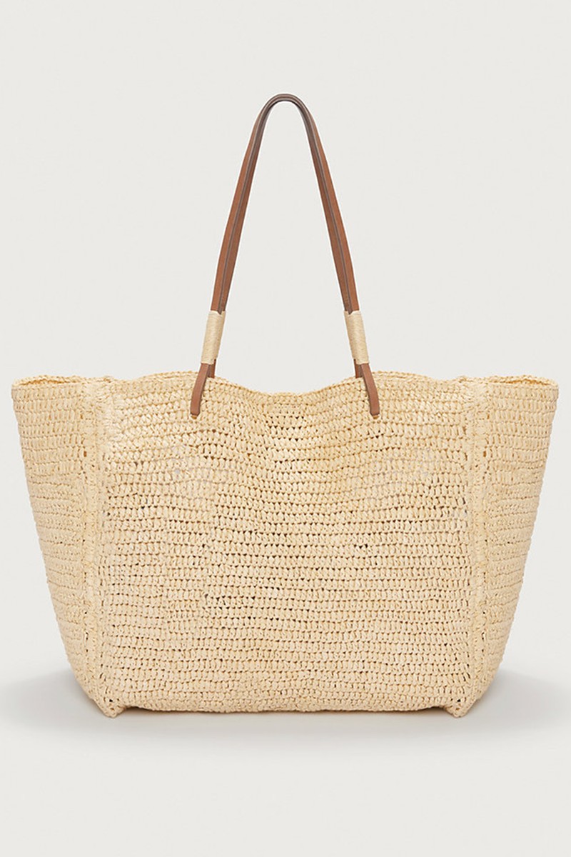 Straw Beach Bag