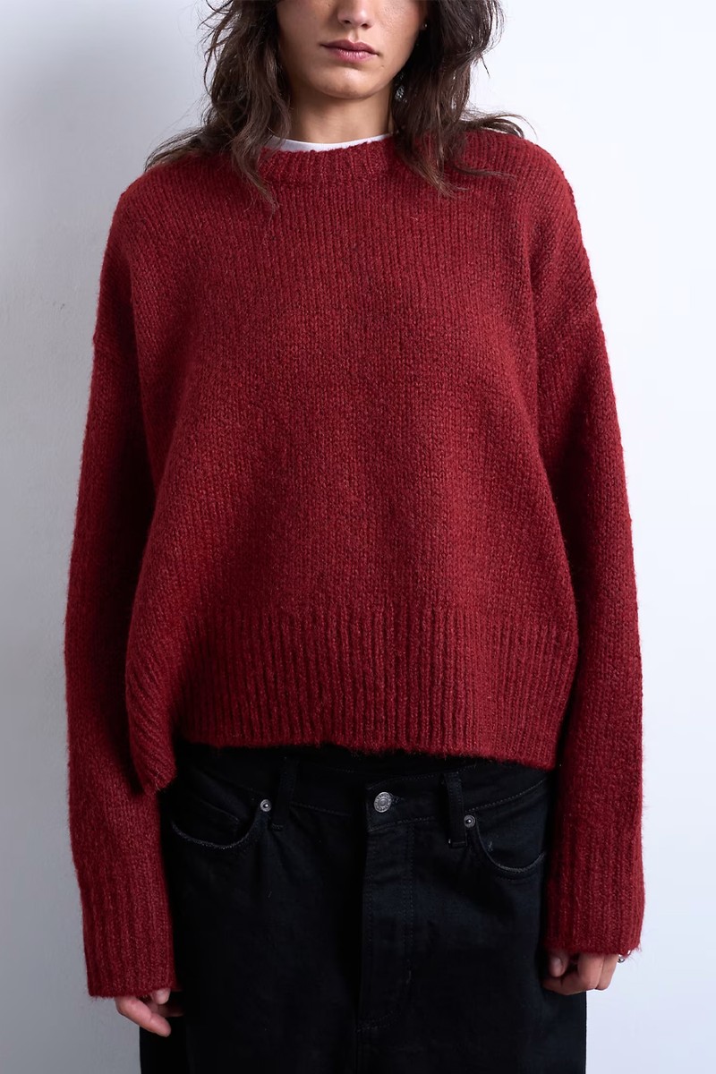 Knitted Wool Blend Fluffy Ultimate Jumper