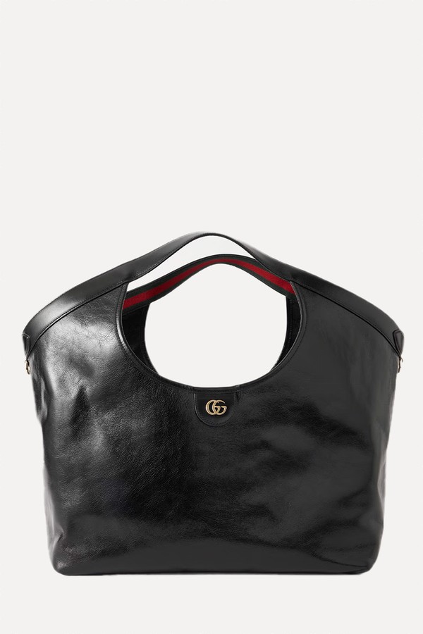 Giglio Large Textured-Leather Tote from Gucci
