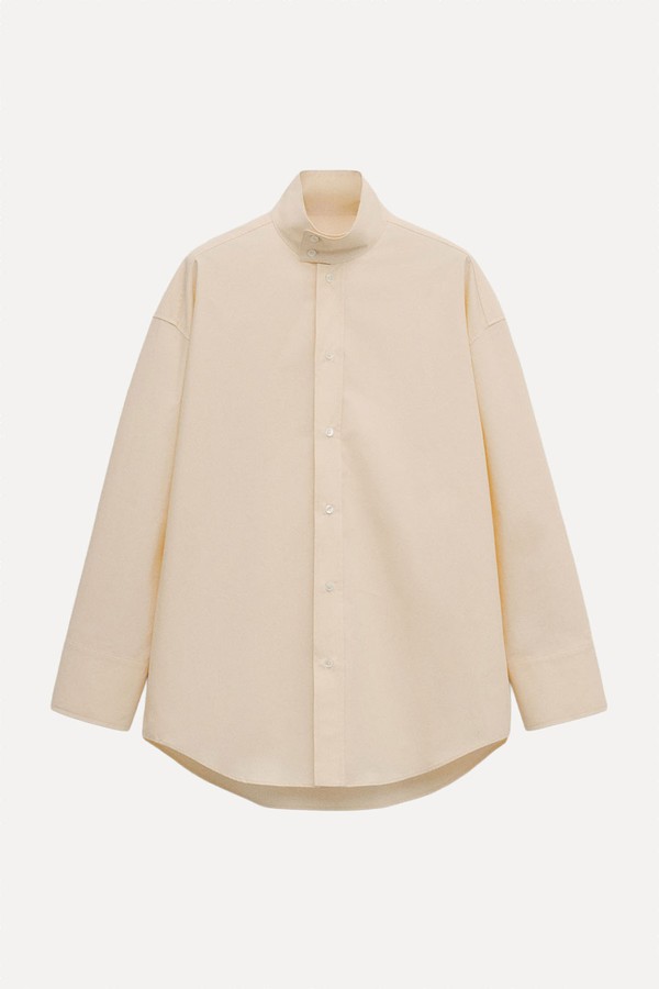 Shirt With Combined Collar from Mango