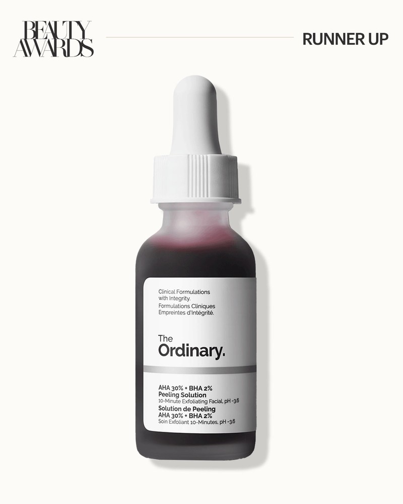 AHA 30% + BHA 2% Peeling Solution from The Ordinary