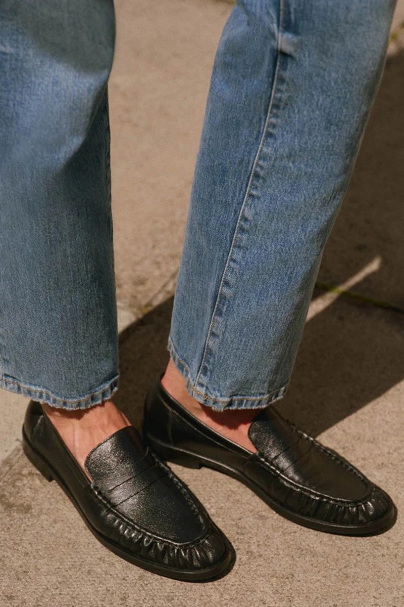 Gigi Leather Loafers from Mint Velvet