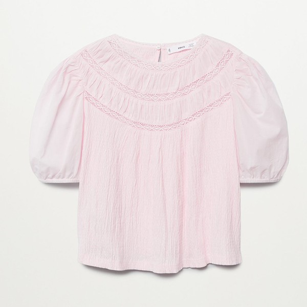 Openwork Organic Blouse from Mango