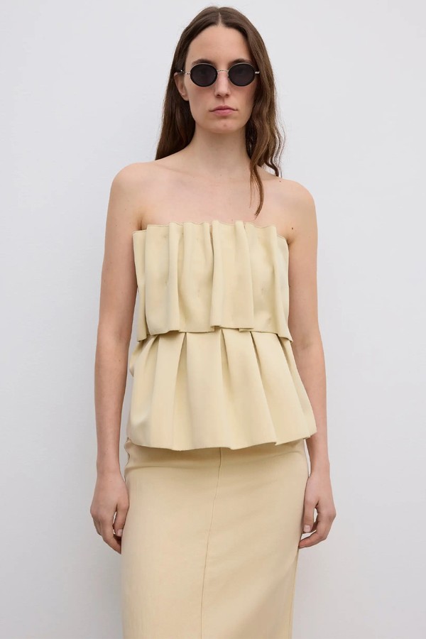 Sculpted Tube Top from HOUSE OF DAGMAR