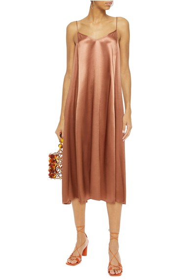 Satin Midi Slip Dress from Enza Costa