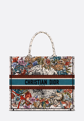 Latte Multicolor Dior Constellation Embroidery Tote from Dior