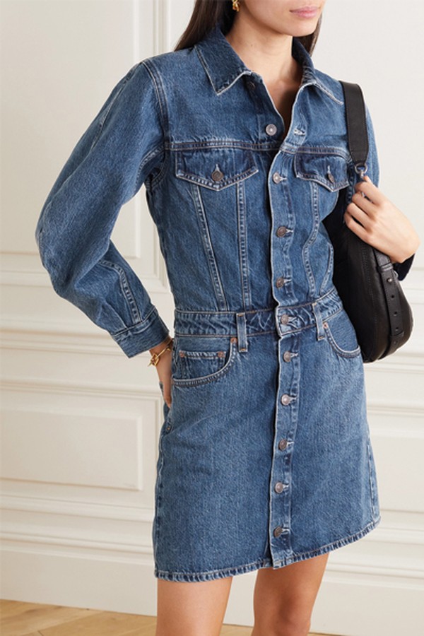 Denim Mini Dress from Agolde
