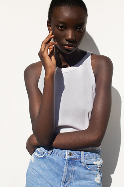 Ribbed Halter Top from Zara