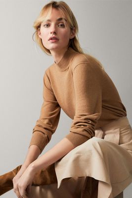 Wool Solid Sweater from Massimo Dutti