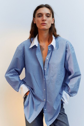 Oversized Poplin Shirt, £18.99