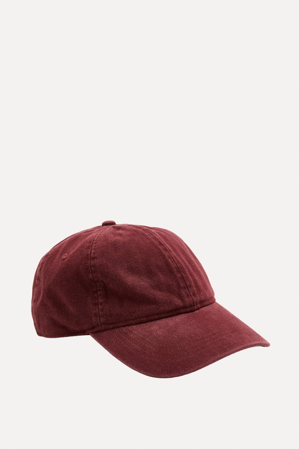 Pure Cotton Washed Baseball Cap from Marks & Spencer