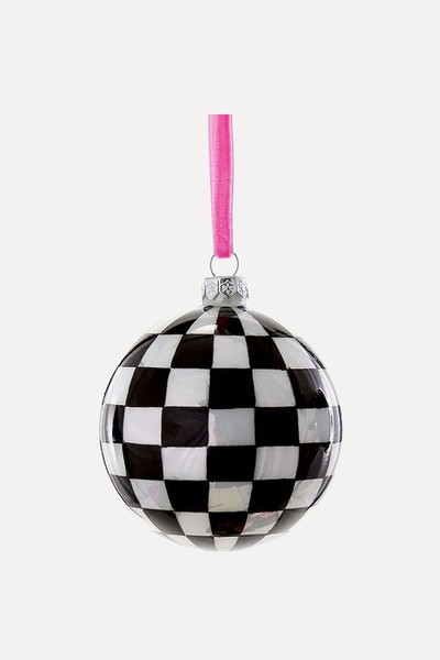 Checkered Bauble Ornament from Cody Foster & Co