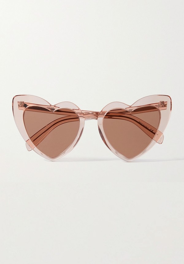 Loulou Heart Shaped Sunglasses from Saint Laurent