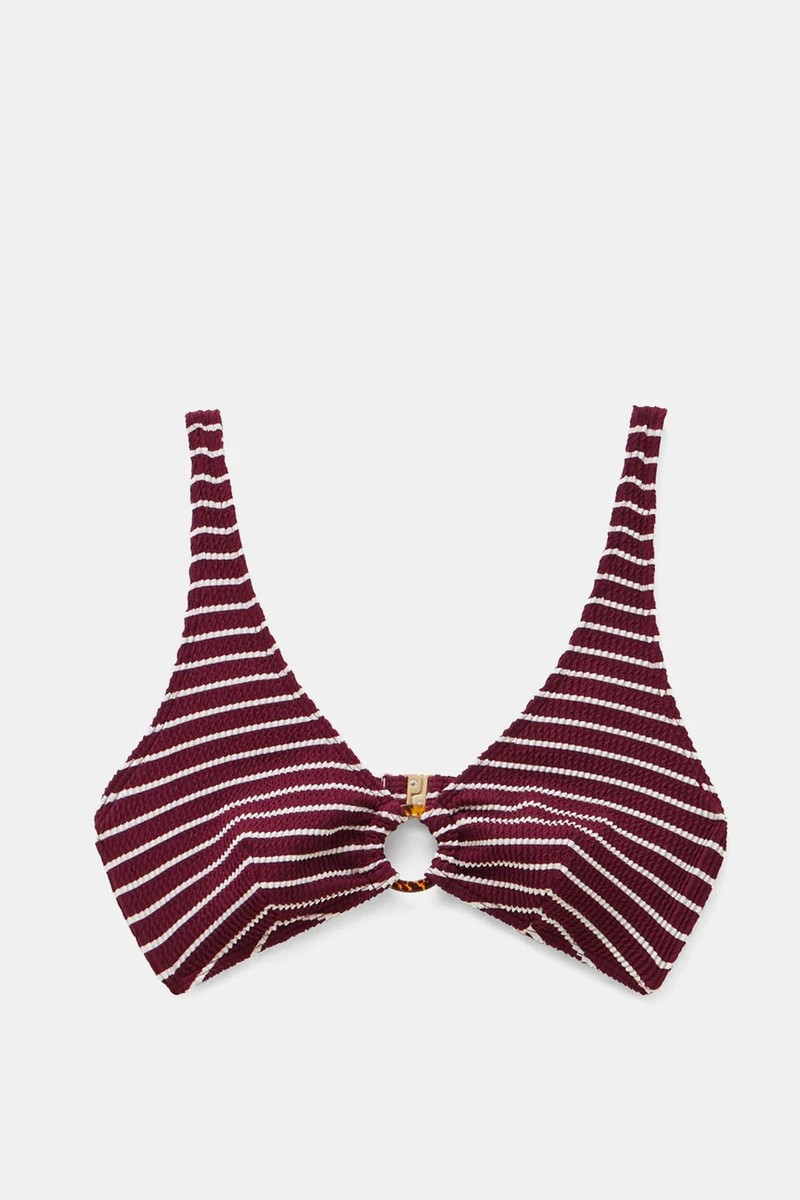 Crinkle Ring Bikini Top from HUSH