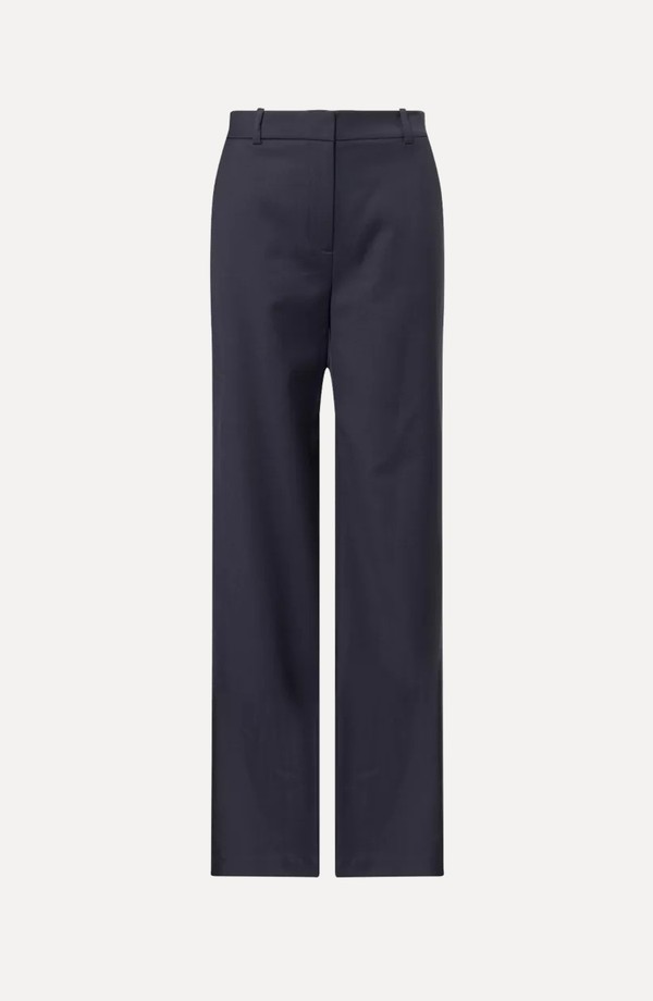 Eaton Wide-Leg Stretch-Wool Blend Trousers