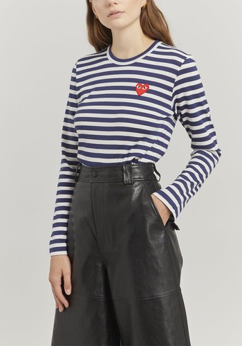 Striped Long Sleeve T-Shirt from Comme Des Garçons Play