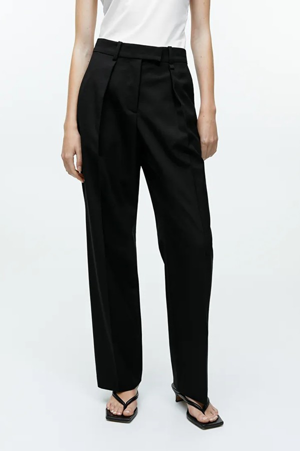 Hopsack Wool Trousers from ARKET