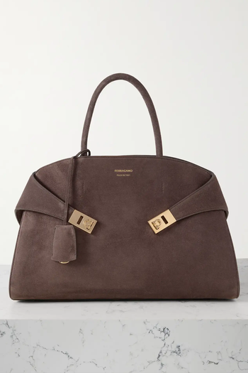 Hug Suede Tote from Ferragamo