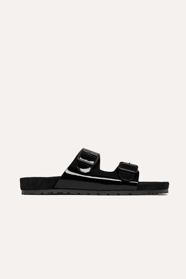Jimmy Patent-Leather Sandals from Saint Laurent