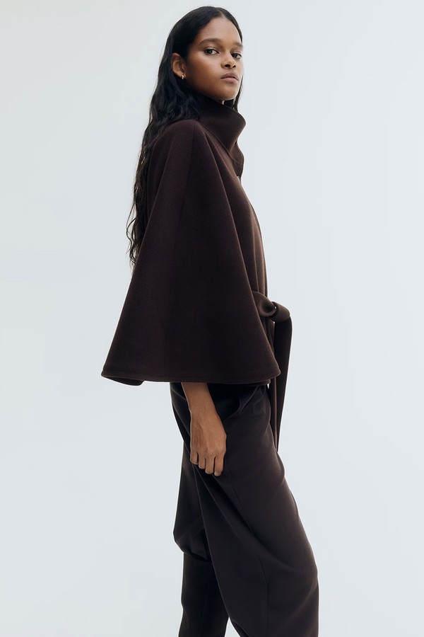 Belted Cape Coat